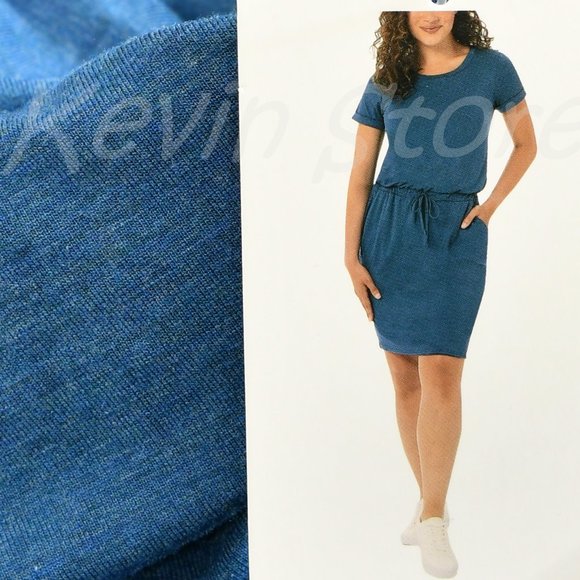 32‎ Degrees Ladies' Soft Lux Dress Teal - Picture 4 of 4